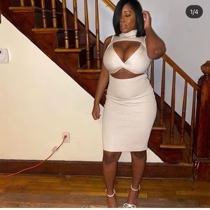 Cream dress wore this on date night